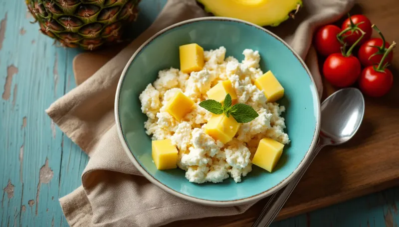 Cottage Cheese With Pineapple