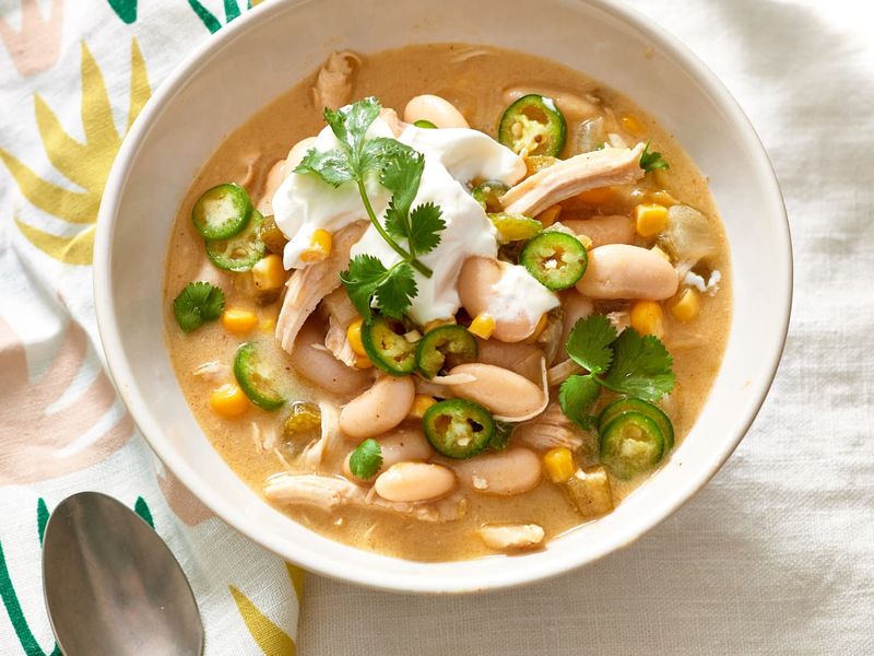 White Chicken Chili With Cannellini Beans