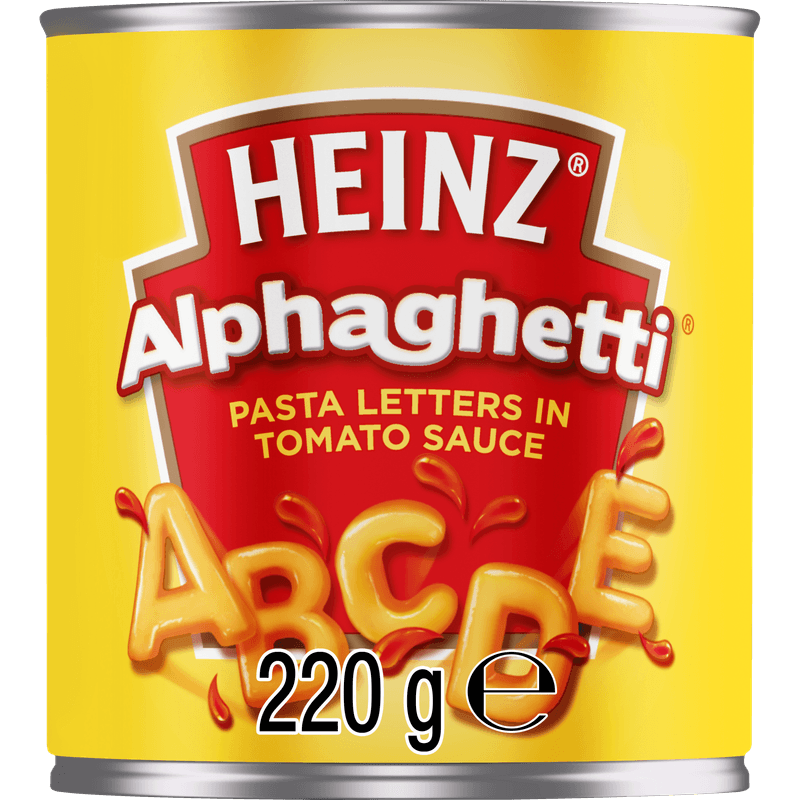 Heinz Alphabetti Pasta In Tomato Sauce