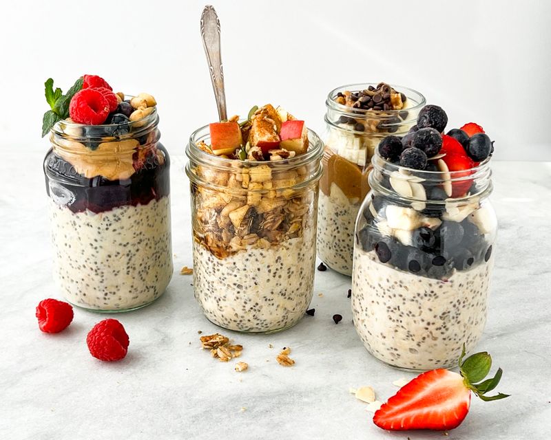 Overnight Oats With Chia Seeds