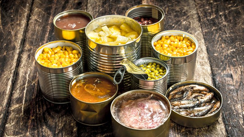 High-Lead Content Tinned Foods