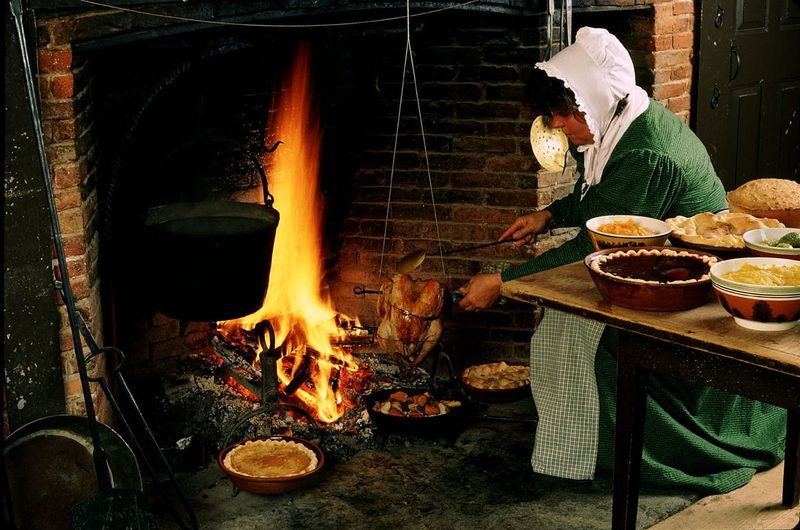 Cooking Over An Open Hearth