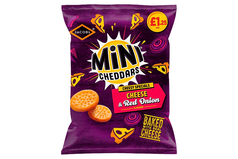 Jacob's Mini Cheddars Cheese & Red Onion