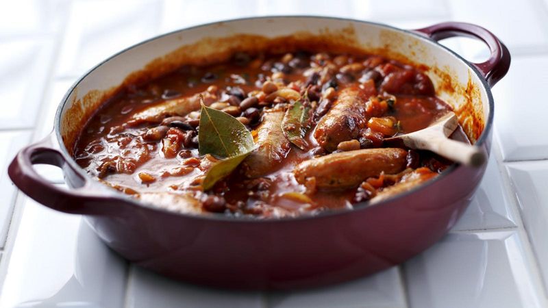 Sausage And Bean Casserole