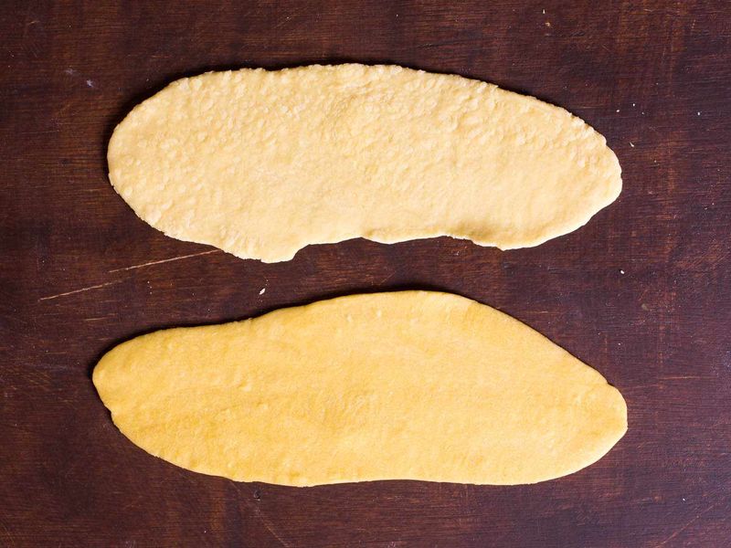Divide And Flatten The Dough