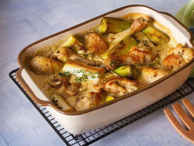 Chicken And Leek Bake