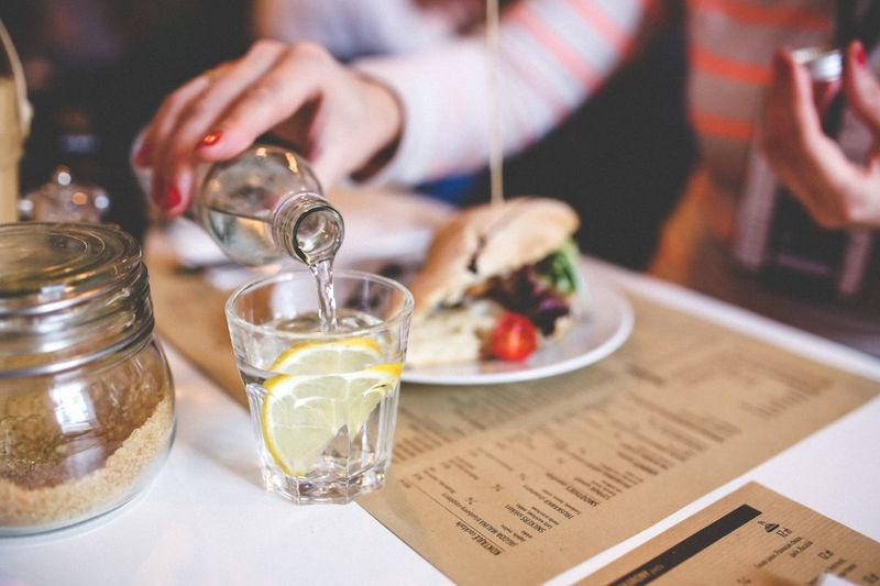 Skip The Drinks And Order Water