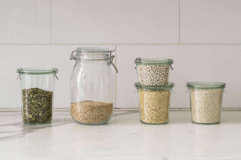 Retro Glass Storage Jars