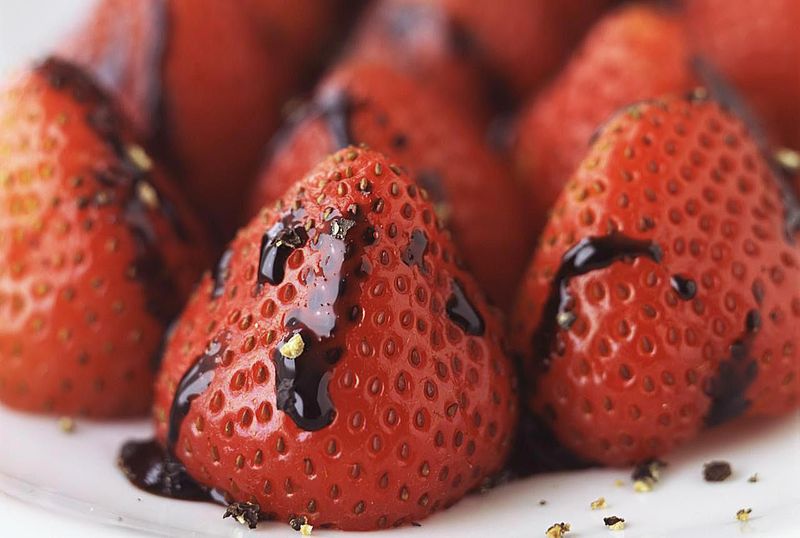 Strawberries And Balsamic Vinegar
