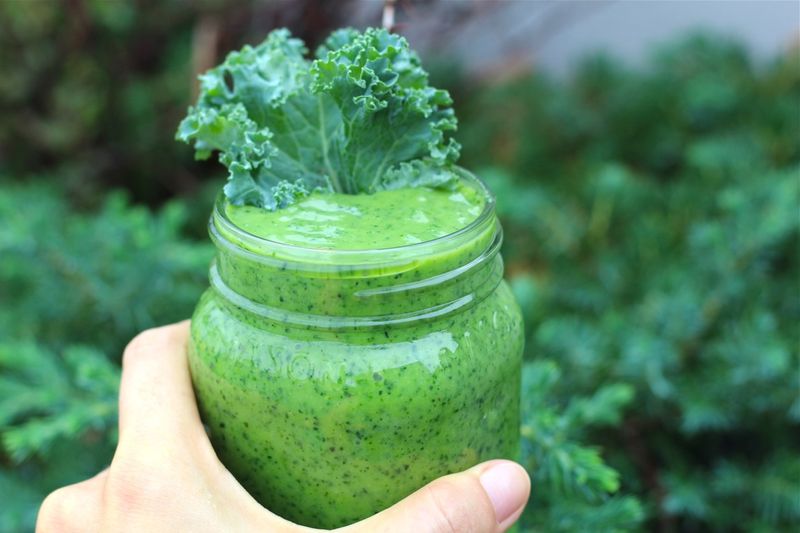 Toss Kale Into A Green Smoothie