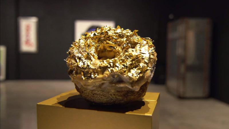 Edible Gold Doughnuts