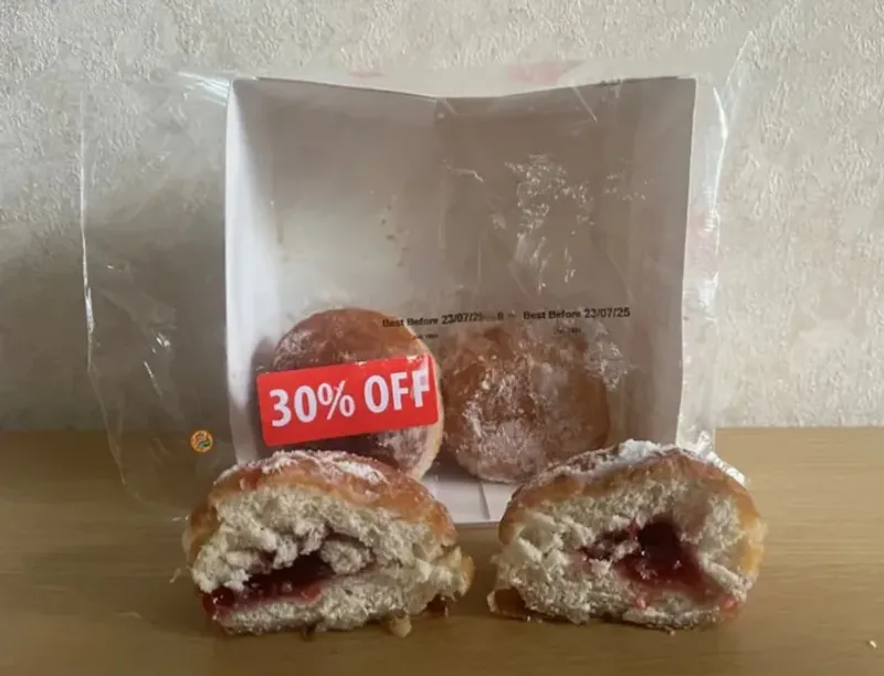 Village Bakery Jam Ball Doughnuts
