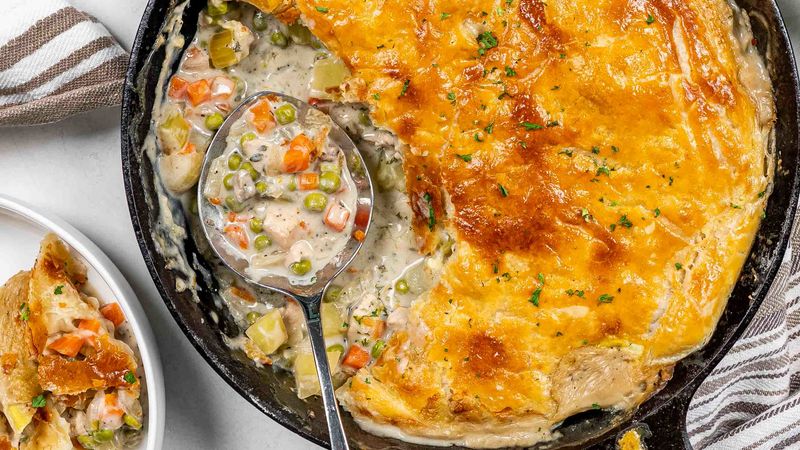 Chicken Pot Pie With Root Vegetables