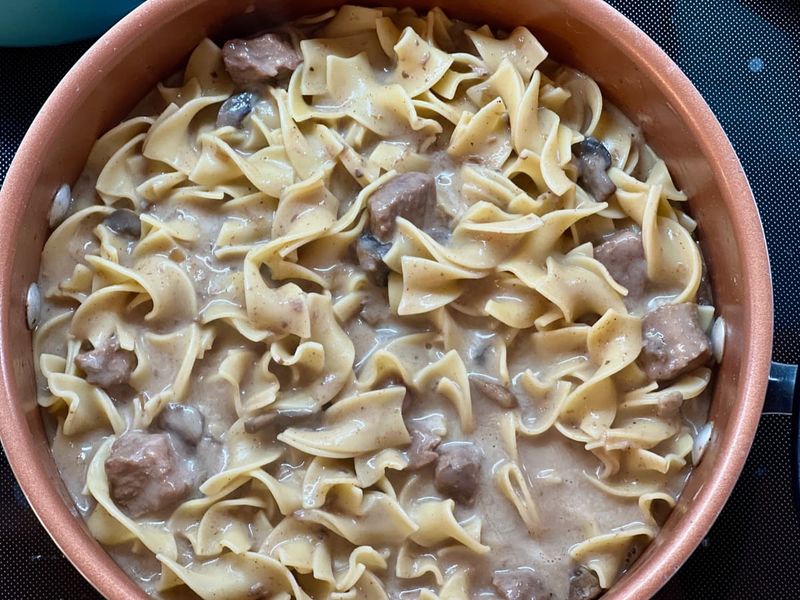 Savoury Beef Stroganoff With Onion Soup Mix