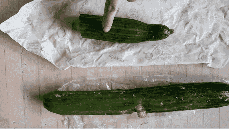 Cucumbers - Wrap In A Paper Towel