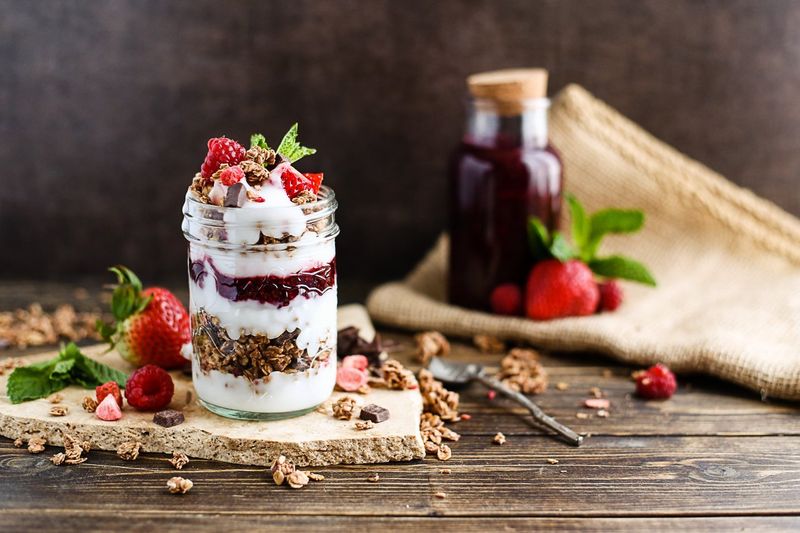 Greek Yogurt And Berry Parfait