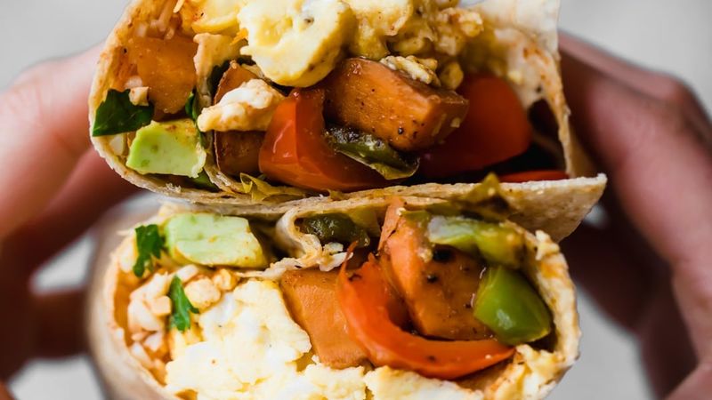 Veggie Breakfast Burrito Wraps