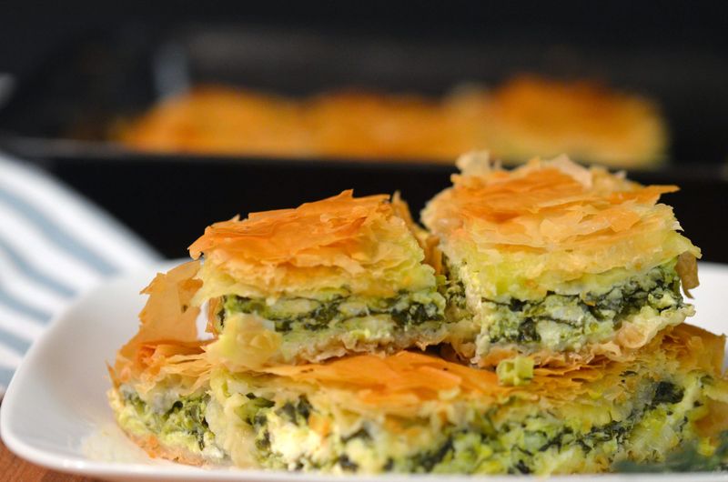 Greek Spanakopita (Spinach Pie)