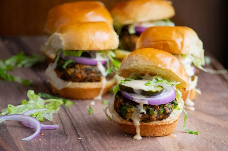Veggie Burger Sliders