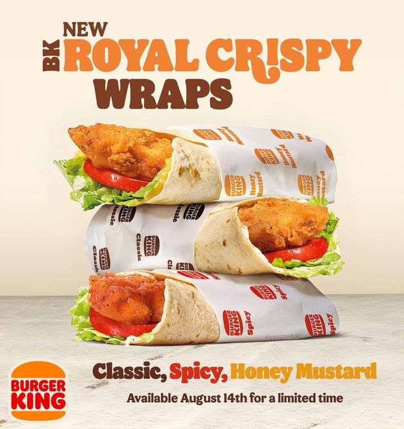 Burger King Royal Crispy Wraps