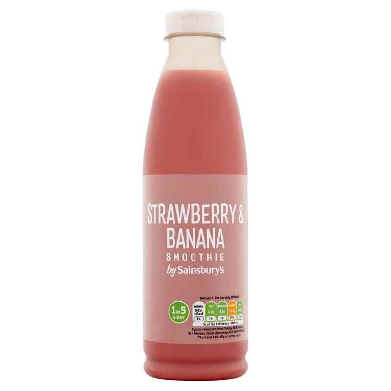 Sainsbury's Strawberry & Banana Smoothie