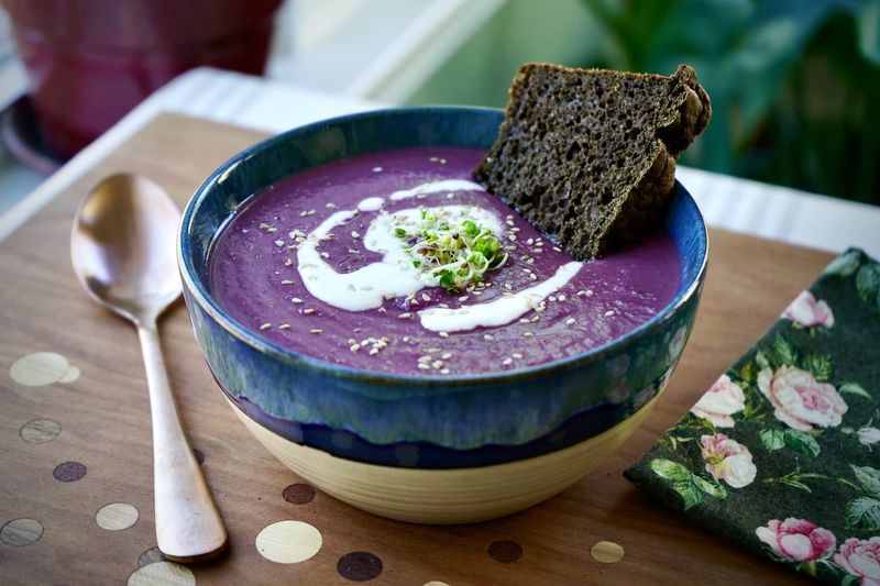Purple Sweet Potato Soup