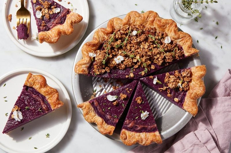 Purple Sweet Potato Pie