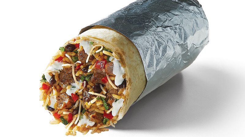 Moe's Southwest Grill Sirloin Steak Burrito