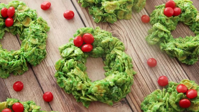 Cornflake Wreaths