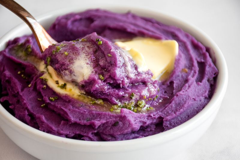 Purple Sweet Potato Mash
