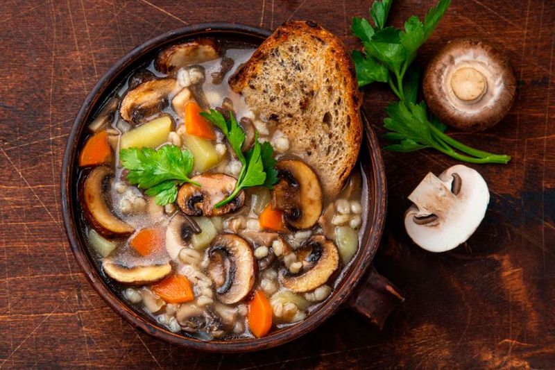 Mushroom And Barley Soup