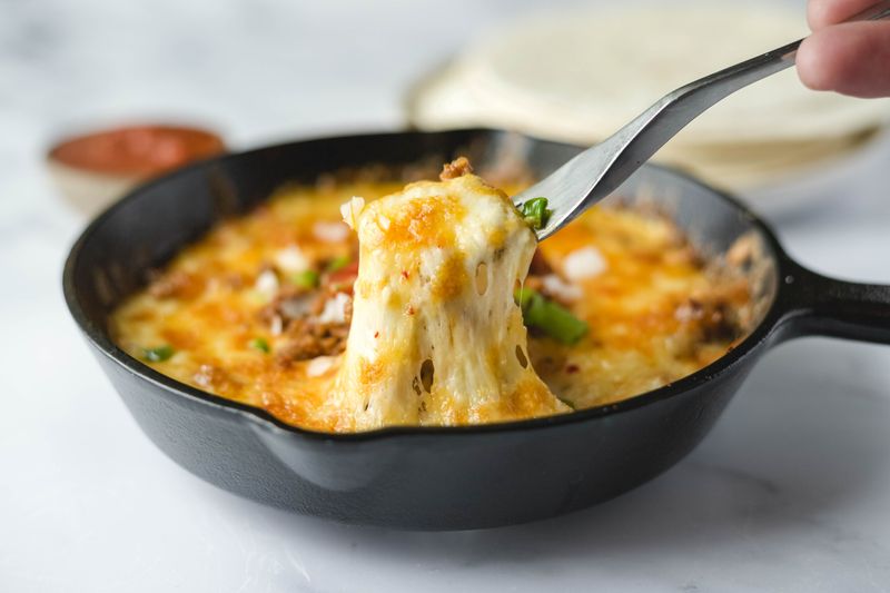 Queso Fundido With Processed Cheese