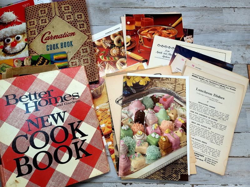 Old Cookbooks And Recipe Cards