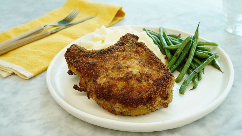 Breaded And Fried Pork Chops