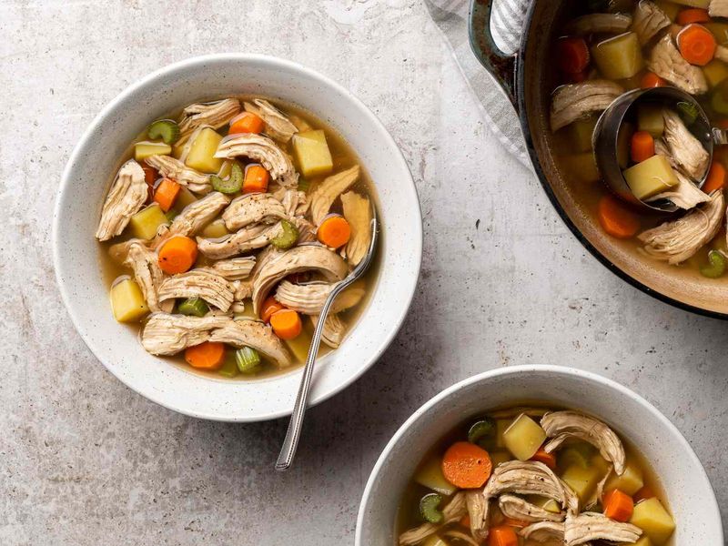 Classic Chicken And Vegetable Soup