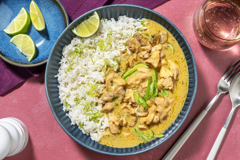 Thai Green Curry With Jasmine Rice