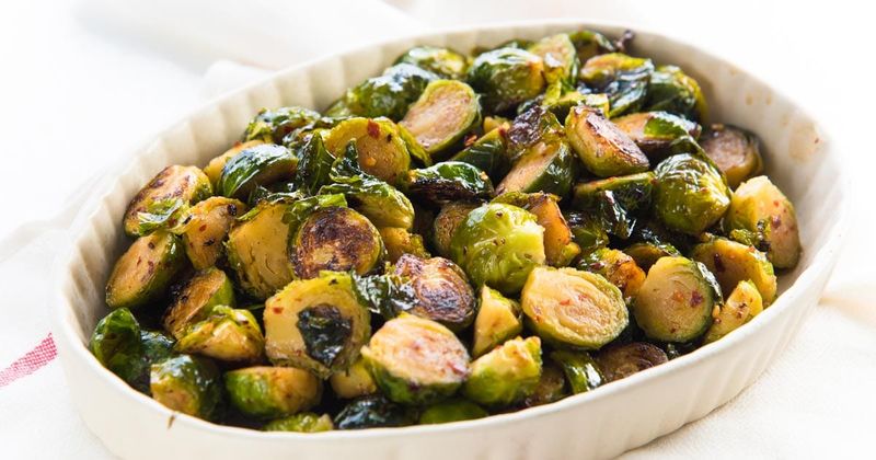Maple-Roasted Brussels Sprouts