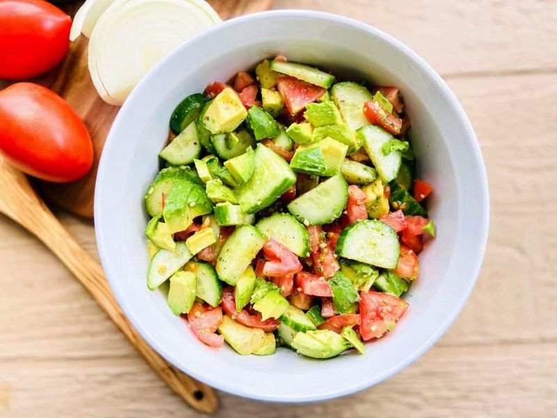 Tomatoes – Replace With Cucumber Or Avocado