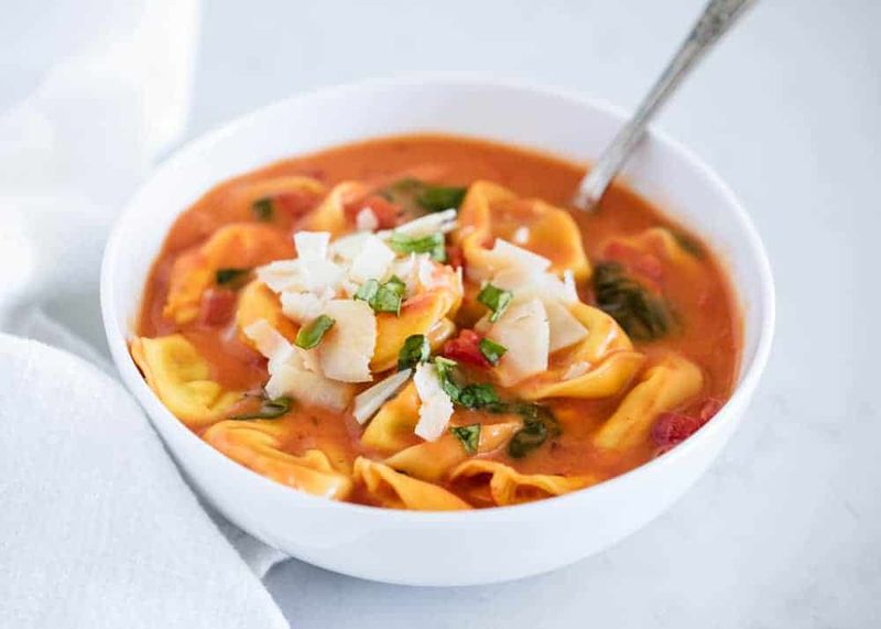 Tomato Tortellini Soup