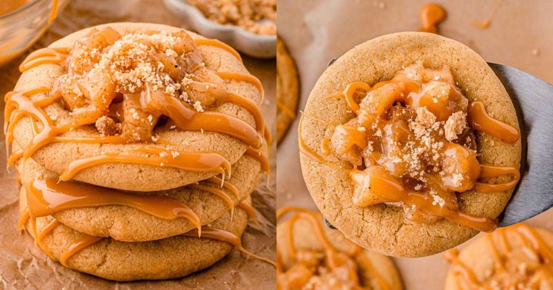 Caramel Apple Cookies