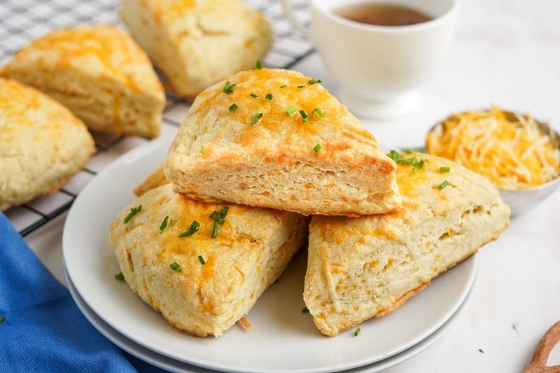Cheese And Chive Scones
