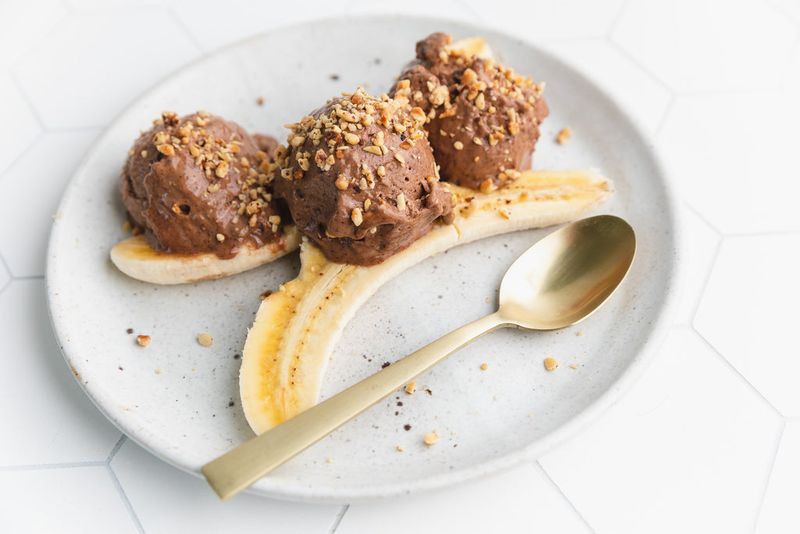 Blend Bananas Into Ice Cream