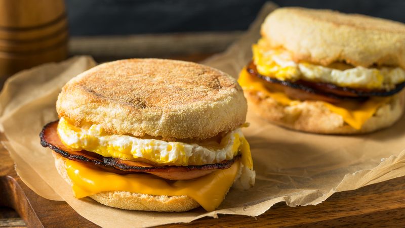 Sausage Or Bacon Breakfast Sandwiches