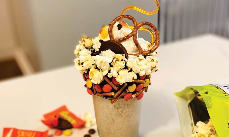 Overly Sweet Milkshakes With Toppings Galore