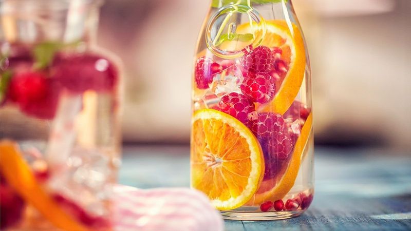 Replace Fizzy Drinks With Sparkling Water Or Infused Water