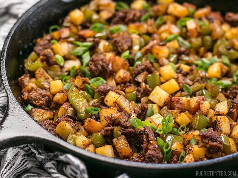 Herby Potato And Chorizo Hash