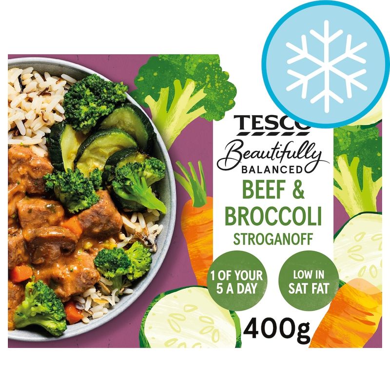 Tesco High Protein Beef & Broccoli Stroganoff