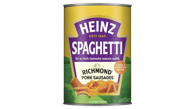Heinz Spaghetti With Richmond Pork Sausages