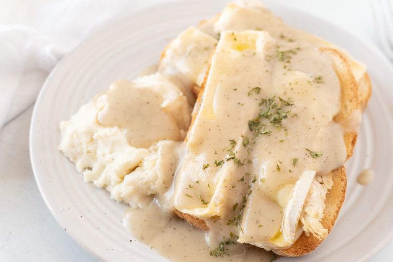 Open-Faced Turkey Sandwich