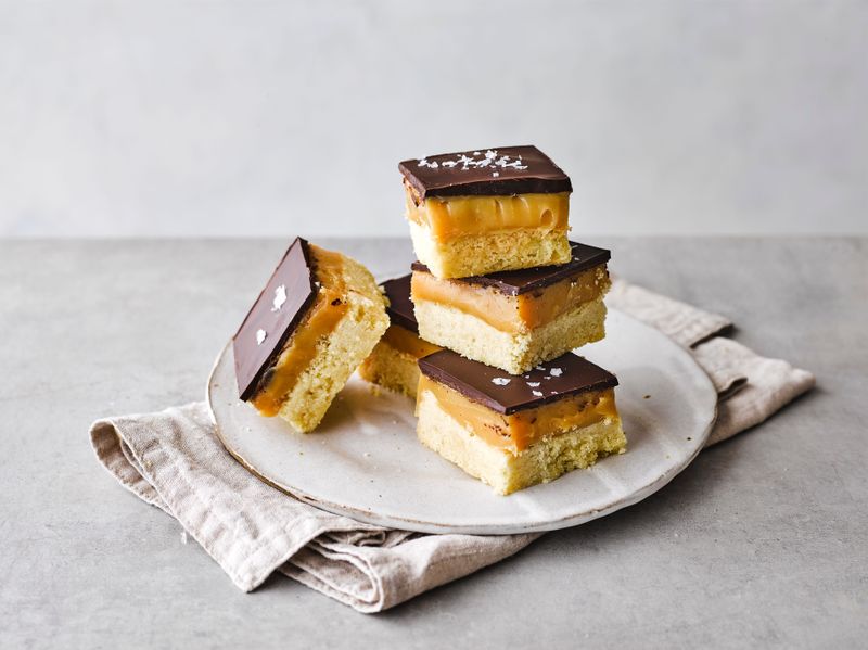 Millionaire's Shortbread With Sea Salt